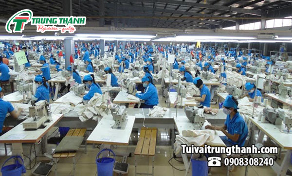 Quy trình sản xuất túi vải không dệt tại HCM