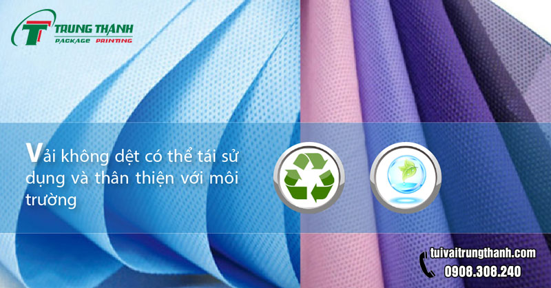 Vải không dệt có thể tái chế và dễ dàng tự hủy