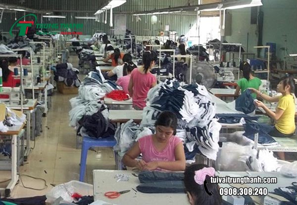 Cơ sở may túi vải tại Thuận An Bình Dương