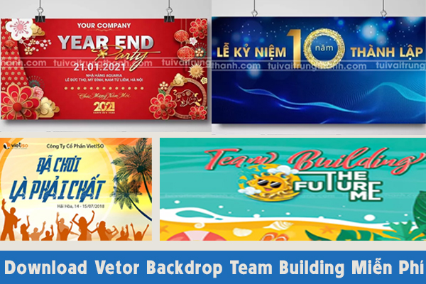 Download Vetor Backdrop Team Building Miễn Phí