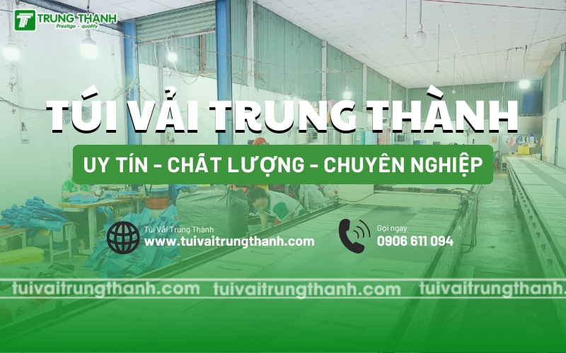 Túi Vải Trung Thành - Xưởng may túi đeo chéo nam vải dù uy tín tại TP.HCM & Hà Nội