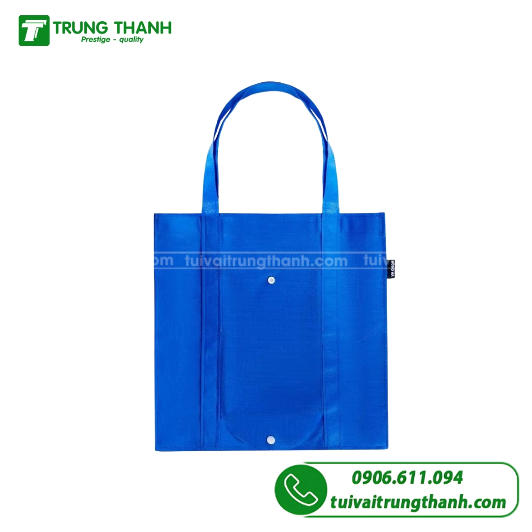 Túi vải không dệt gấp gọn đi chợ