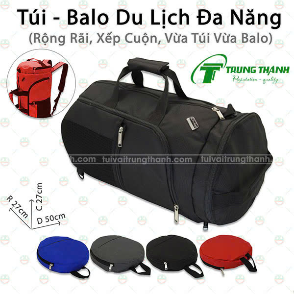 May balo túi xách du lịch cỡ vừa