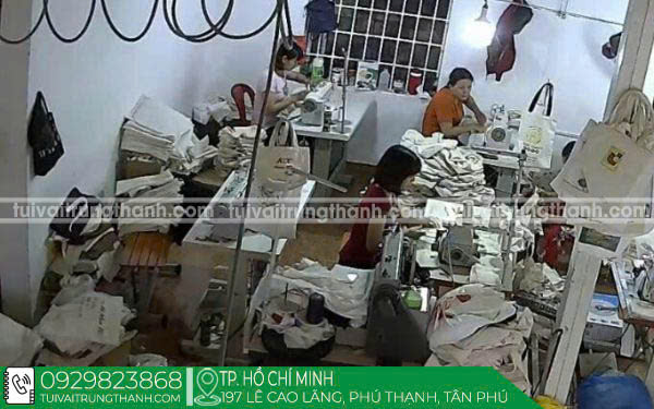 Xưởng may túi vải Trung Thành