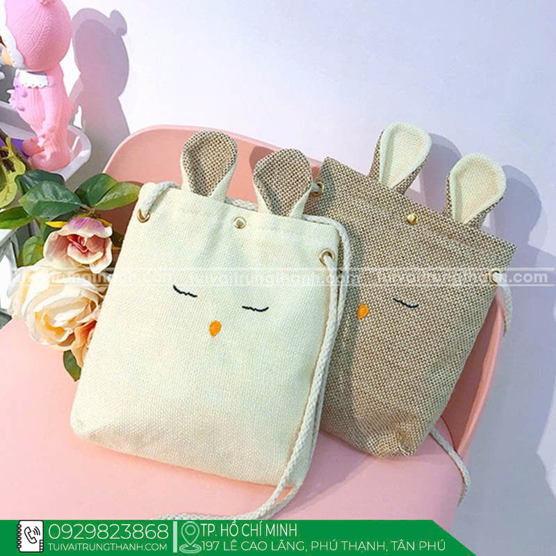 Tự may túi vải cho bé siêu xinh