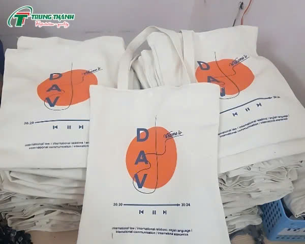 Sản phẩm túi vải in PET