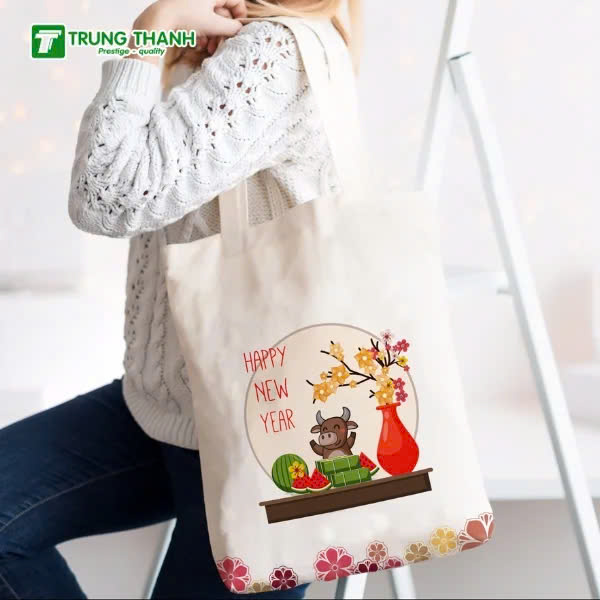 Túi canvas quà tặng tết