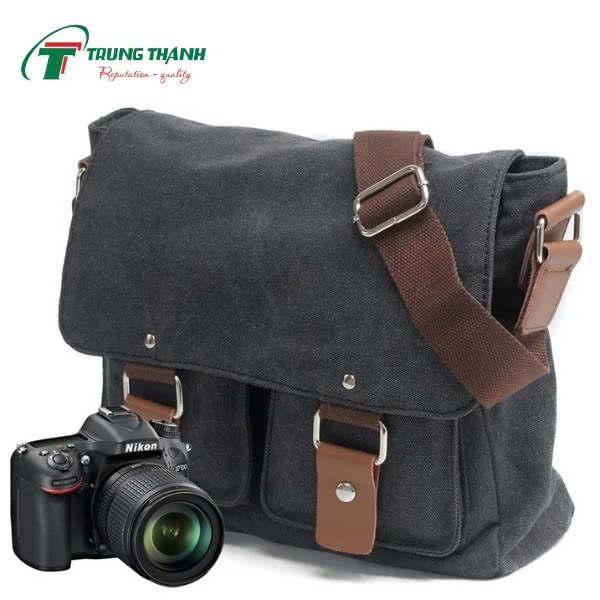 Túi vải bố đeo chéo đựng máy ảnh
