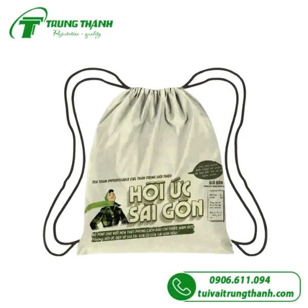 Túi dây rút quà tặng vải dù