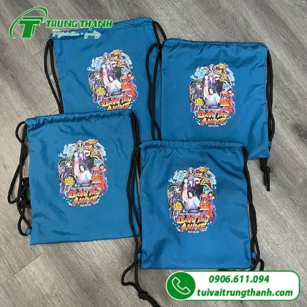 Thông tin chi tiết mẫu Túi vải dù dây rút