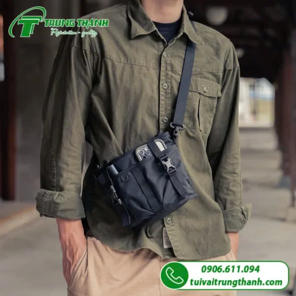 Túi nam đeo chéo vải dù thời trang