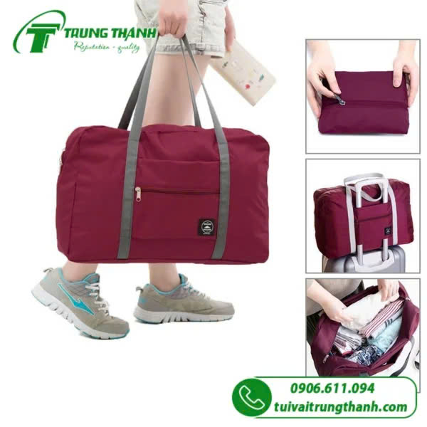 Túi vải dù đựng quần áo gọn nhẹ