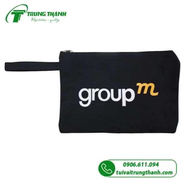 Túi canvas cầm tay dáng nhỏ
