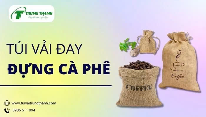 Túi Vải Đay Đựng Cà Phê