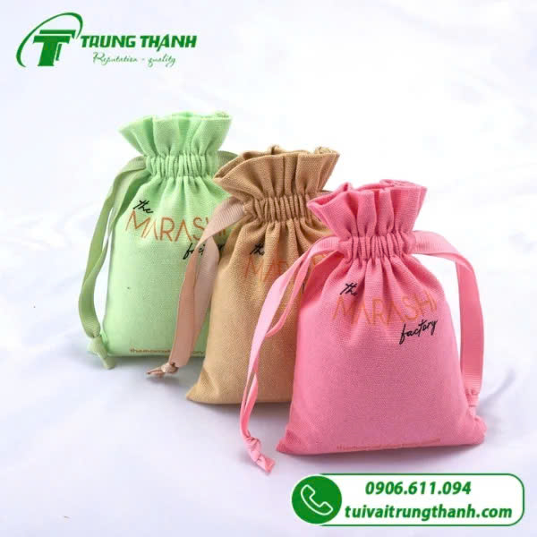 Túi vải bố dây rút mini