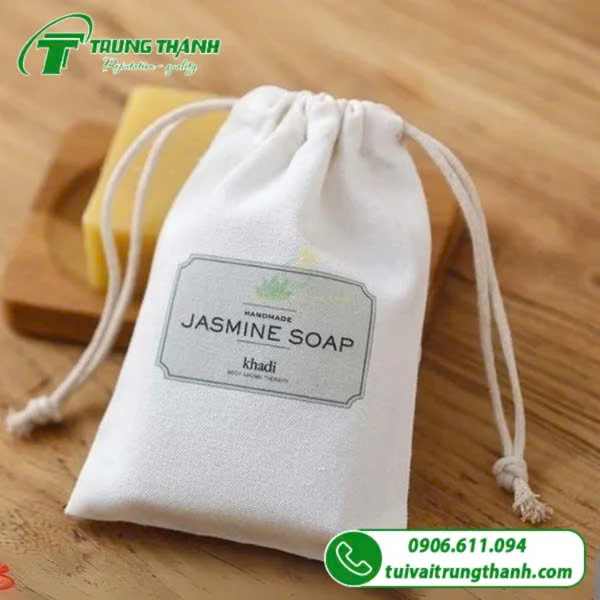 Túi dây rút nhỏ đựng xà phòng