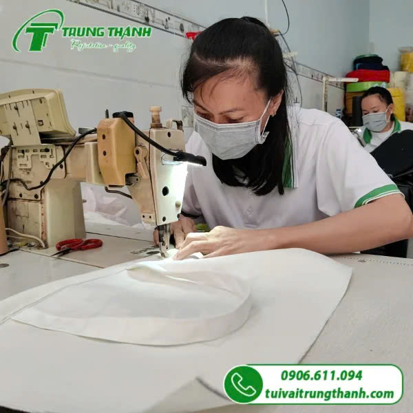 Xưởng may túi vải bố dây rút uy tín