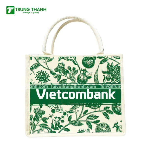 Túi vải linen Vietcombank