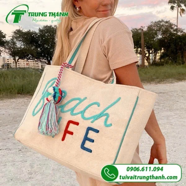 Túi canvas đi biển