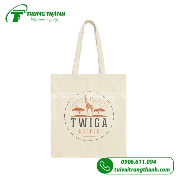 Túi vải bố đi làm dễ thương