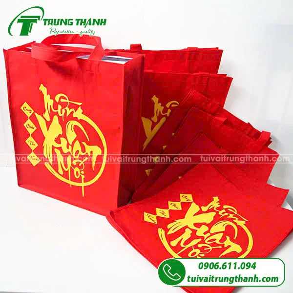 Túi vải dạng hộp đựng lịch