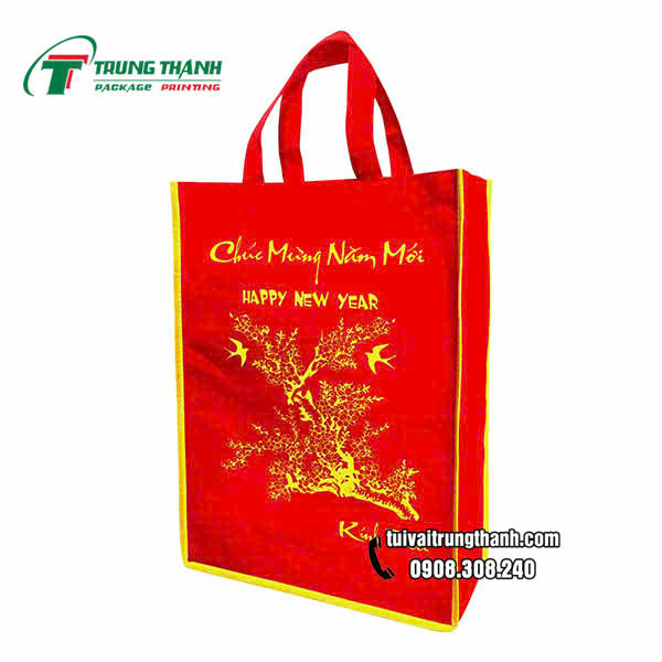 Túi vải chúc mừng năm mới