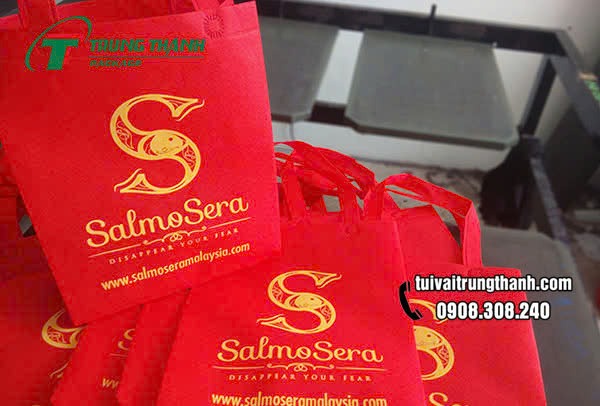 Túi vải quà tặng tết công ty SalmoSera