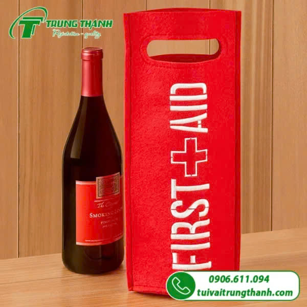 Túi đựng rượu đục lỗ tay cầm