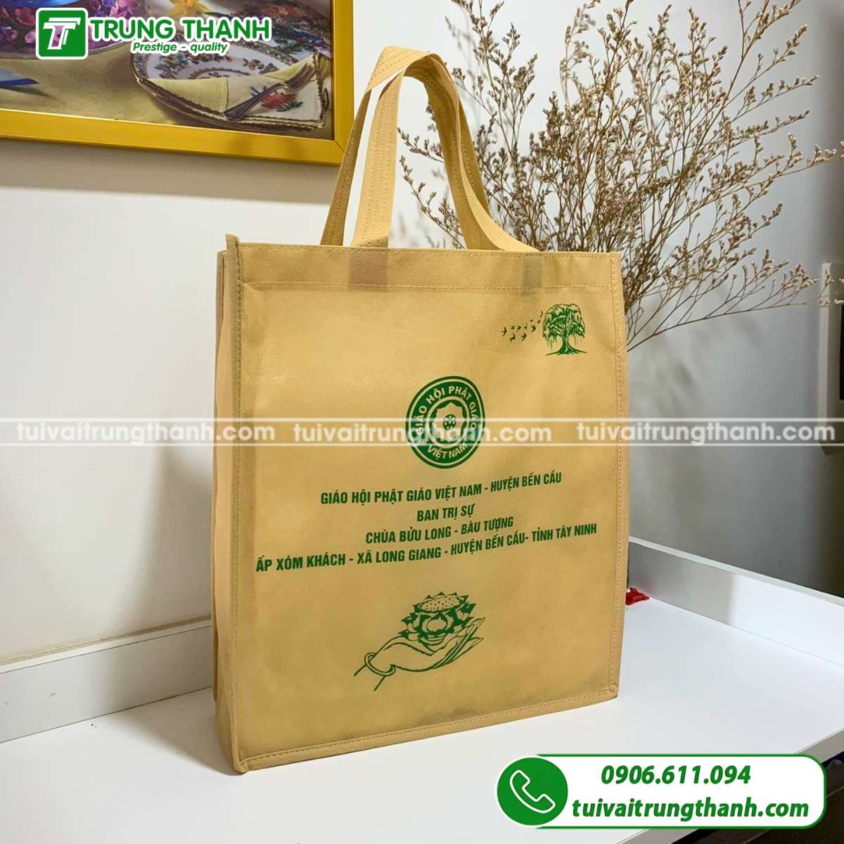 Túi vải quà tặng Phật Giáo