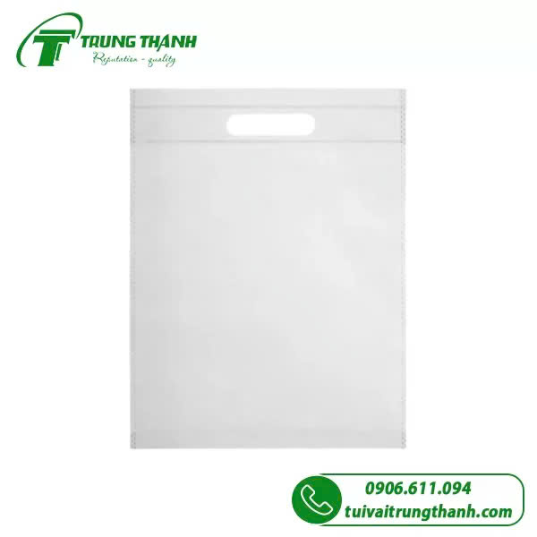 Túi vải không dệt đục lỗ trắng