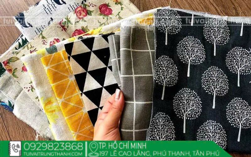 Vải bố được làm handmade