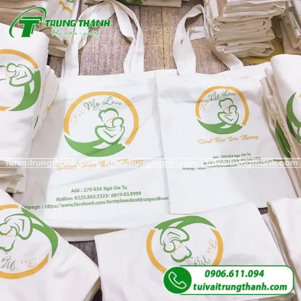 Nên cân nhắc số lượng túi vải trước khi đặt