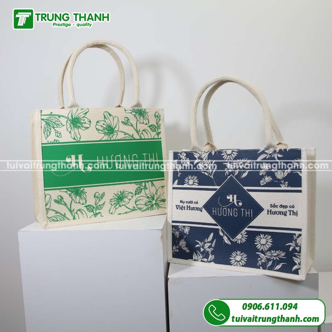 Túi linen quà tặng Hương Thị