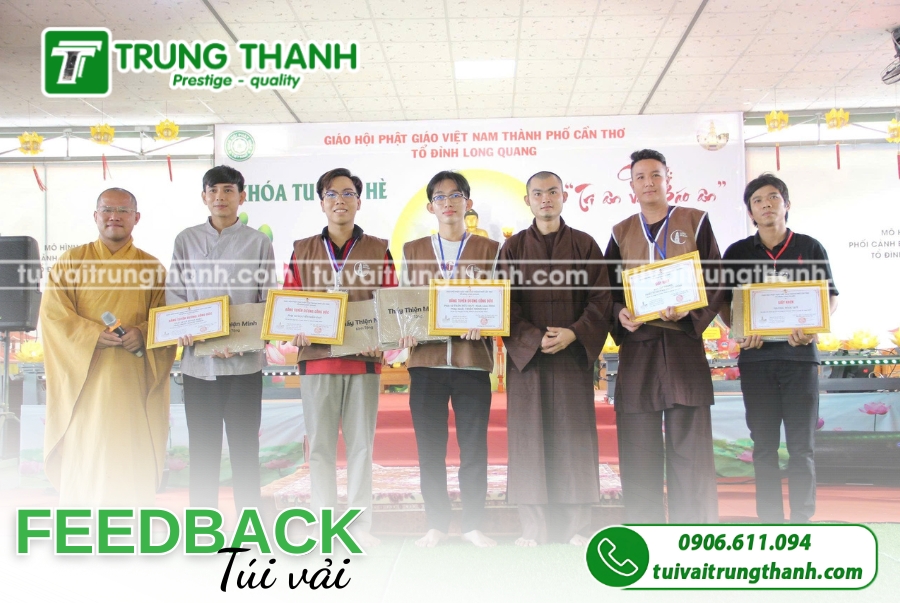 Phản hồi về túi đay từ Chùa Long Quang