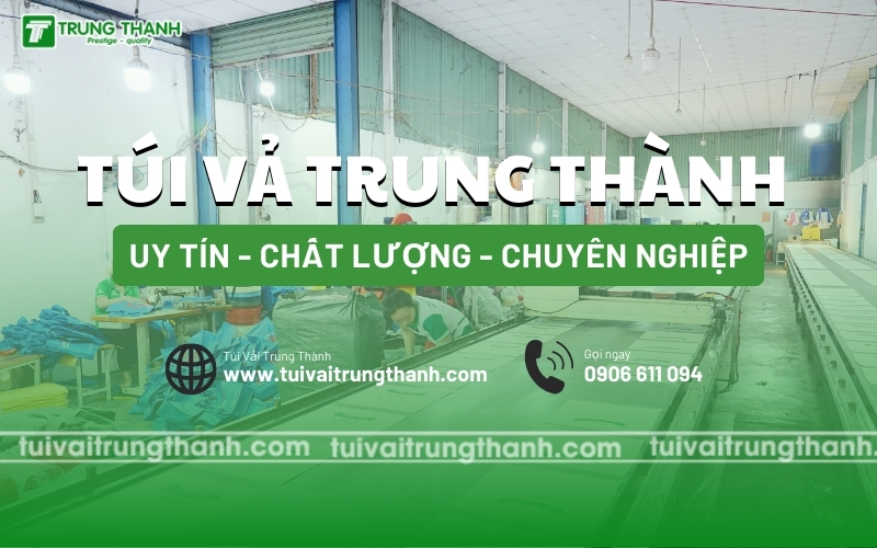 Túi Vải Trung Thành – Xưởng may túi vải canvas hoa cúc uy tín tại TP. HCM & Hà Nội
