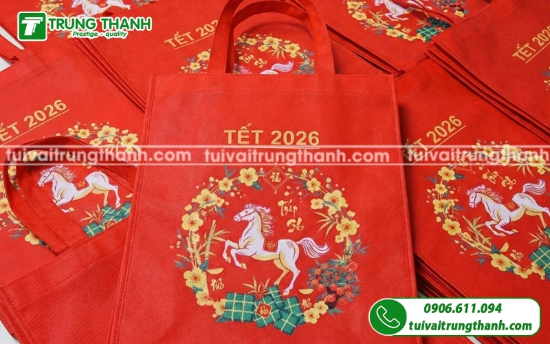 Lợi ích nổi bật khi sử dụng túi vải không dệt tết 2026