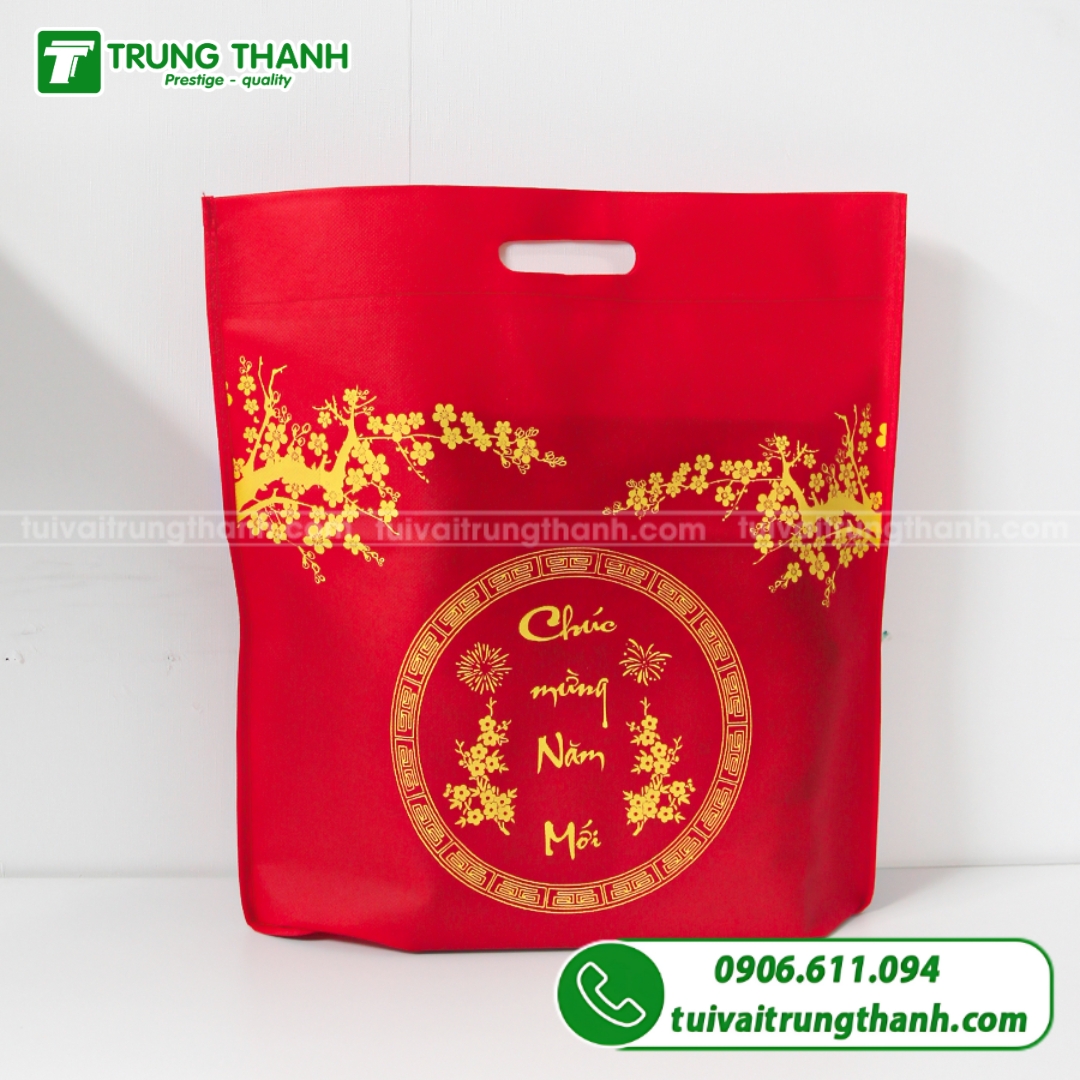 Túi vải không dệt tết 2026 hột xoài
