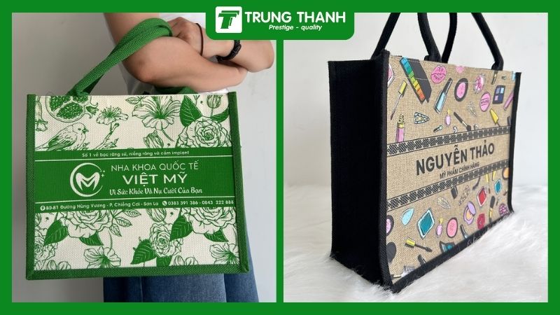 Túi vải đay sang trọng