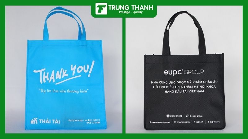Túi vải không dệt in logo công ty