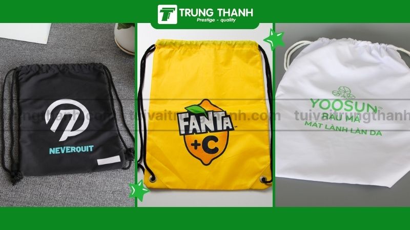 Túi vải dù dây rút tiện lợi