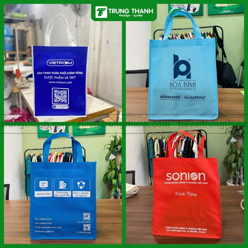 Các mẫu túi tote vải không dệt đẹp tại Trung Thành