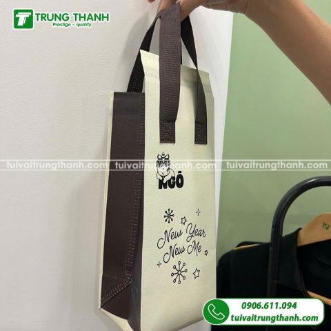 Mẫu Túi Giữ Nhiệt Ngõ Size 1 Ly In Logo Giá Rẻ