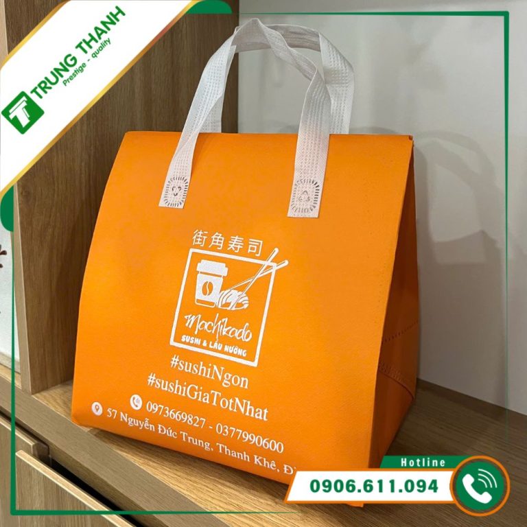 Túi Giữ Nhiệt Size Lớn Màu Cam
